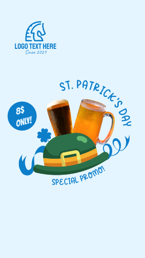 St. Patrick Beer Promo Facebook story