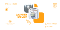 Laundry Shop Service Twitter post Image Preview