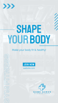 Shape Your Body Instagram story Image Preview