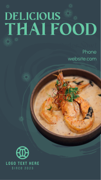 Authentic Thai Food Facebook Story Design