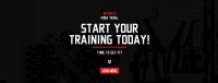 Start Your Training Today Facebook cover Image Preview