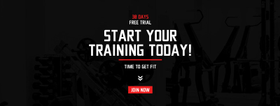 Start Your Training Today Facebook cover Image Preview