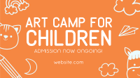 Art Camp for Kids Facebook event cover Image Preview