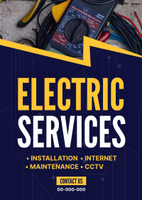 Electrical Service Professionals Poster Design