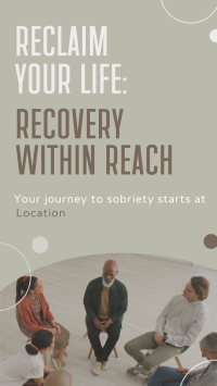 Peaceful Sobriety Support Group TikTok video Image Preview