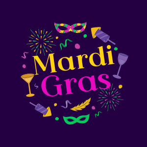 Mardi Gras Festival Instagram post Image Preview