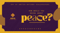 Contemporary United Nations Peacekeepers Facebook event cover Image Preview