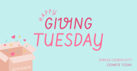 Cute Giving Tuesday Facebook ad Image Preview