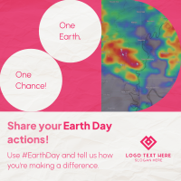 Earth Day Action Instagram Post Design