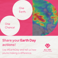 Earth Day Action Instagram Post Image Preview