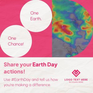 Earth Day Action Instagram post Image Preview