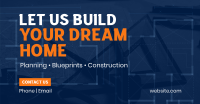 Blueprint Construction Facebook Ad Design