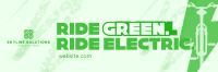 Green Ride E-bike Twitter Header Image Preview