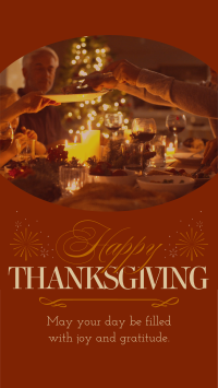 Elegant Thanksgiving Greeting Instagram Reel Preview