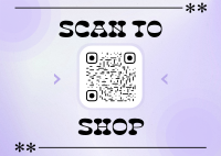 Scan To Shop Postcard Design