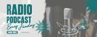 Live Radio Podcaster Facebook cover Image Preview