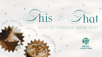 Trendy Coffee Choices Video Image Preview