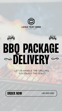 Barbecue Package Delivery Instagram Reel Design