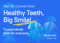 Trusted Dental Clinic Postcard Image Preview