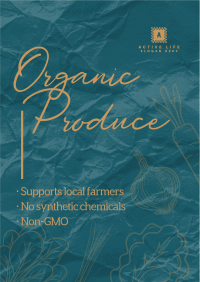 Organic Produce Flyer Image Preview