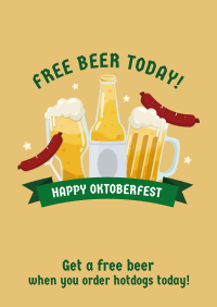 Cheers Beer Oktoberfest Poster Image Preview