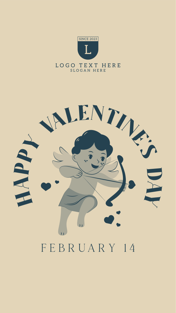 Cupid Valentines Instagram Story Design Image Preview