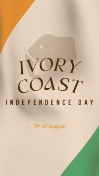 Ivorian Independence Day TikTok Video Design