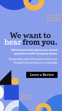 Corporate Geometric Feedback YouTube short Image Preview