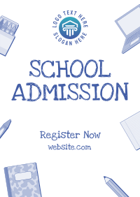 Preschool Admissions Poster Image Preview