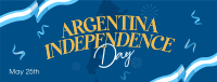 Independence Day of Argentina Facebook Cover Design