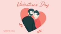 Valentine Couple Facebook Event Cover Design