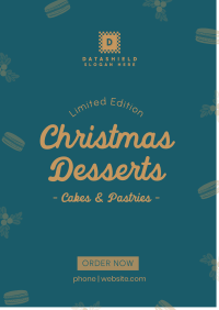 Cute Homemade Christmas Pastries Poster Image Preview