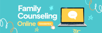 Online Counseling Service Twitter Header Design