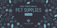 Pet Store Now Open Twitter Post Design