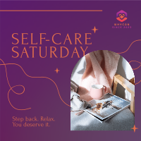 Elegant Self Care Saturday Instagram post Image Preview