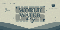 Quirky World Water Day Twitter post Image Preview