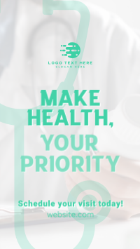 Clinic Medical Consultation Instagram Story Preview