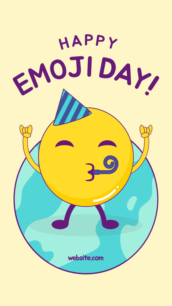 Party Emoji Instagram Story Design Image Preview
