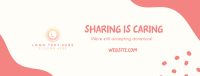 Sharing is Caring Facebook cover Image Preview