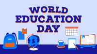 World Education Day Animation Image Preview