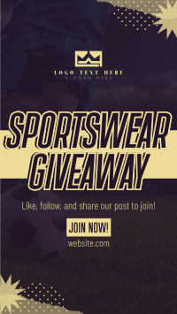 Sportswear Giveaway Instagram reel Image Preview