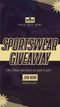 Sportswear Giveaway Instagram Reel Preview