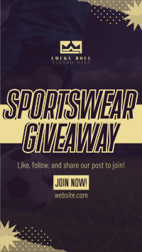Sportswear Giveaway Instagram reel Image Preview