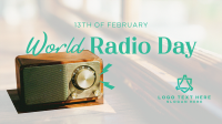 Radio Day Analog Facebook Event Cover Design