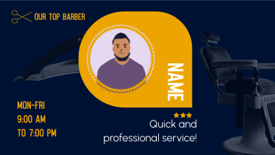 Top Barber Spotlight Facebook event cover Image Preview