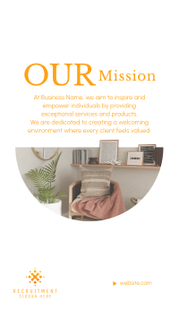 Our Interior Mission Instagram Story Design