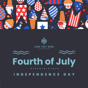 Fourth of July Party Instagram post Image Preview