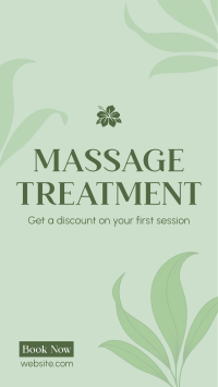 Massage Therapy Service Instagram story Image Preview