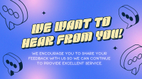 Retro Customer Feedback Facebook event cover Image Preview