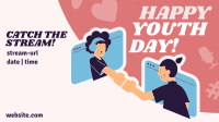 Youth Day Online Facebook Event Cover Design